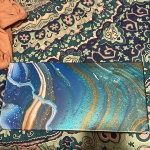 Drip painting done by yours truly!